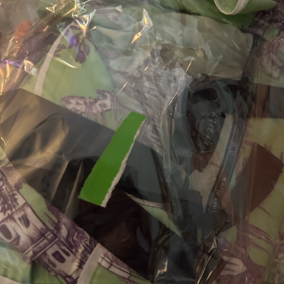 KATIE KIME New Orleans Toile pajama set in green and purple Mardi Gras - Picture 13 of 13